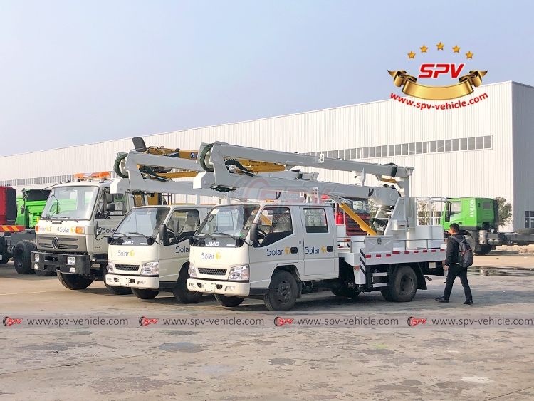 Aerial Platform Truck JMC and Telescopic Crane Truck